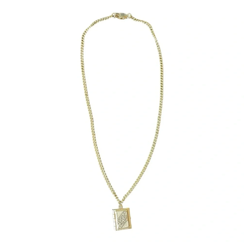 Silver Vintage Children’s Locket Necklace